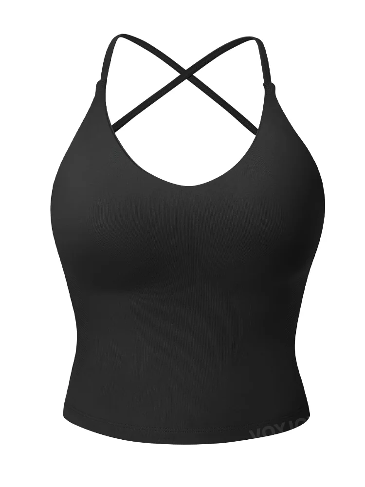 VOYJOY Backless Sports Bra