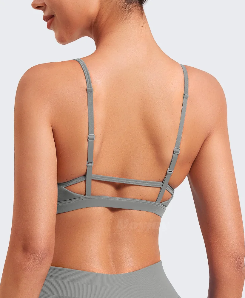 VOYJOY Cross-Strap Sports Bra, view 3