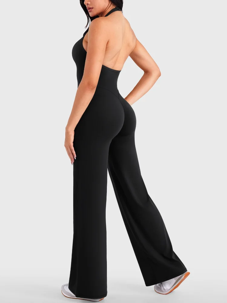 VOYJOY Halter Jumpsuit, view 2