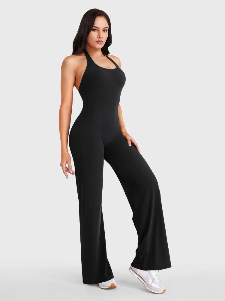 VOYJOY Halter Jumpsuit, view 3
