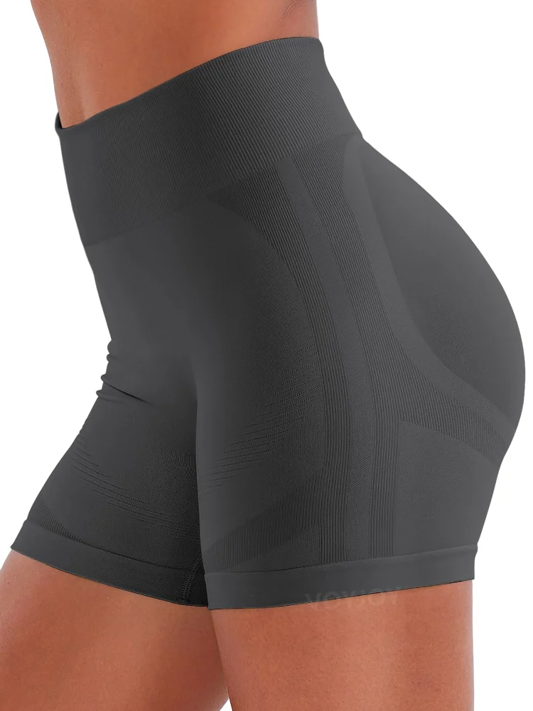 VOYJOY High-Waist Workout Shorts 4.5", view 2