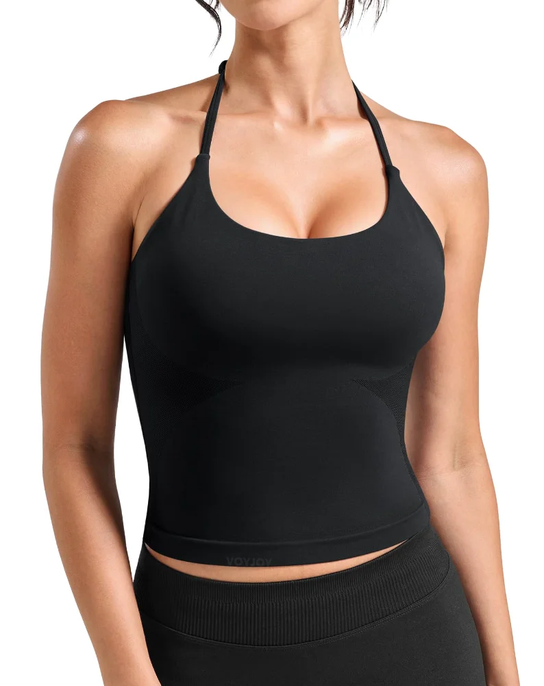 VOYJOY Open-Back Halter Tank