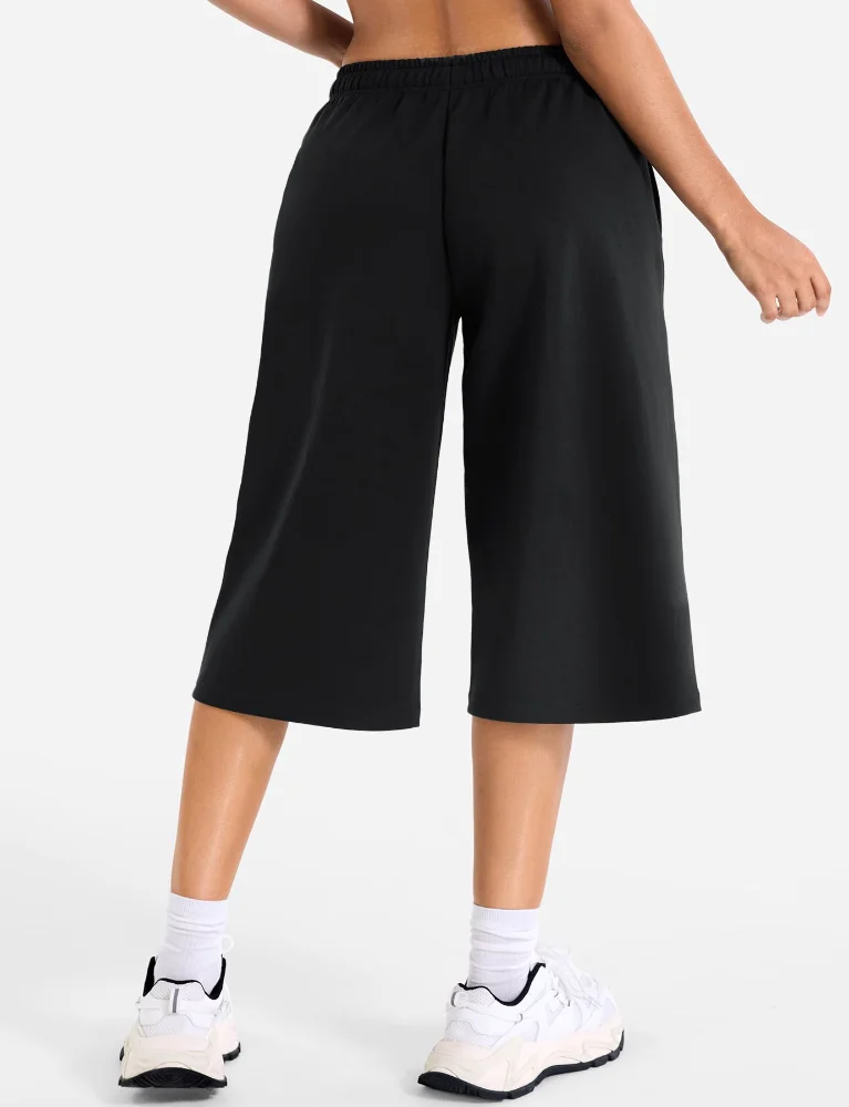 VOYJOY Pocket Wide-Leg Capris, view 2