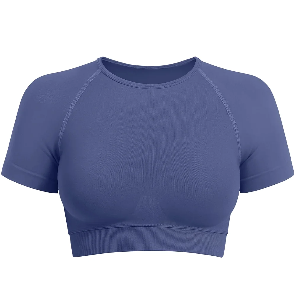 VOYJOY Raglan Crop Tee