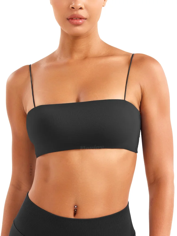 VOYJOY Spaghetti-Strap Sports Bra