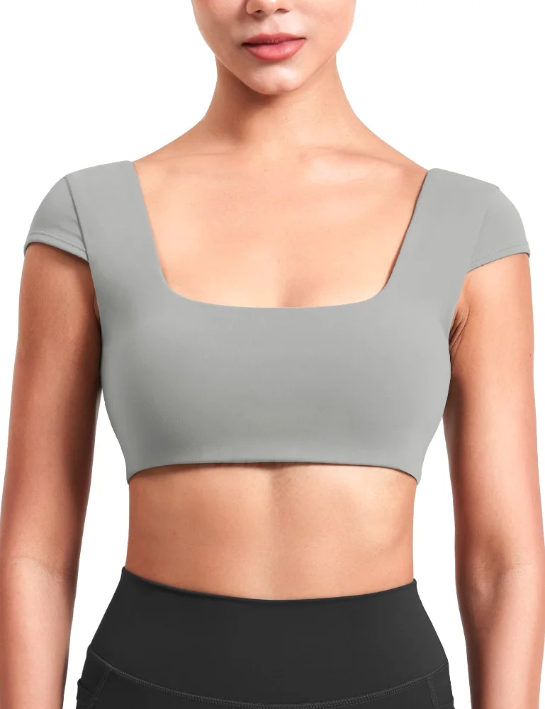 VOYJOY Square-Neck Tee, view 2