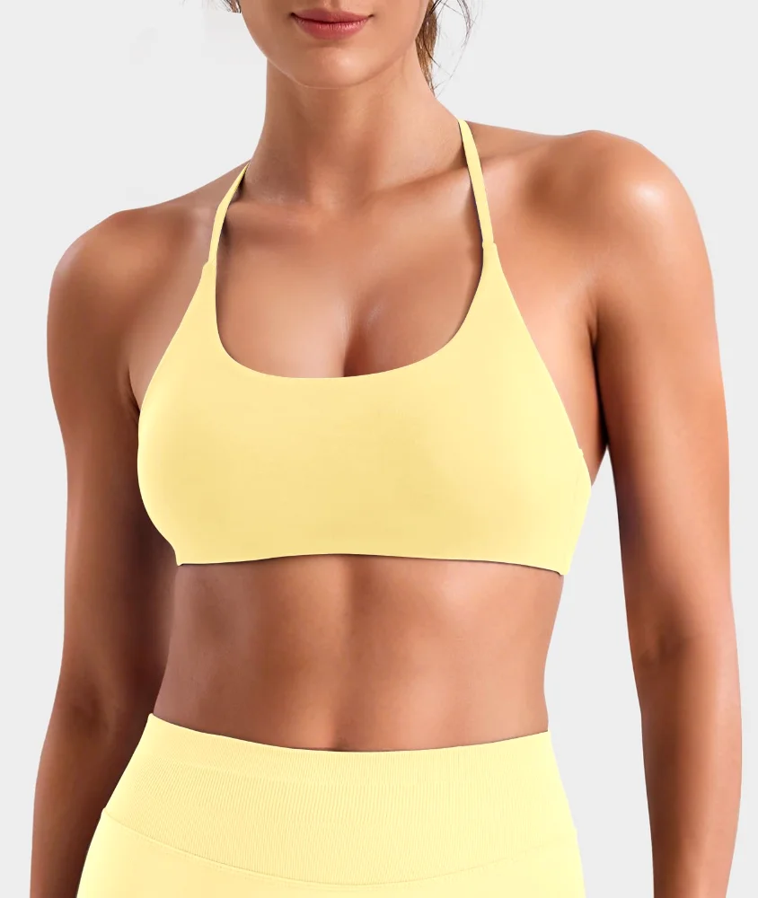 VOYJOY Twist-Back Sports Bra, view 3