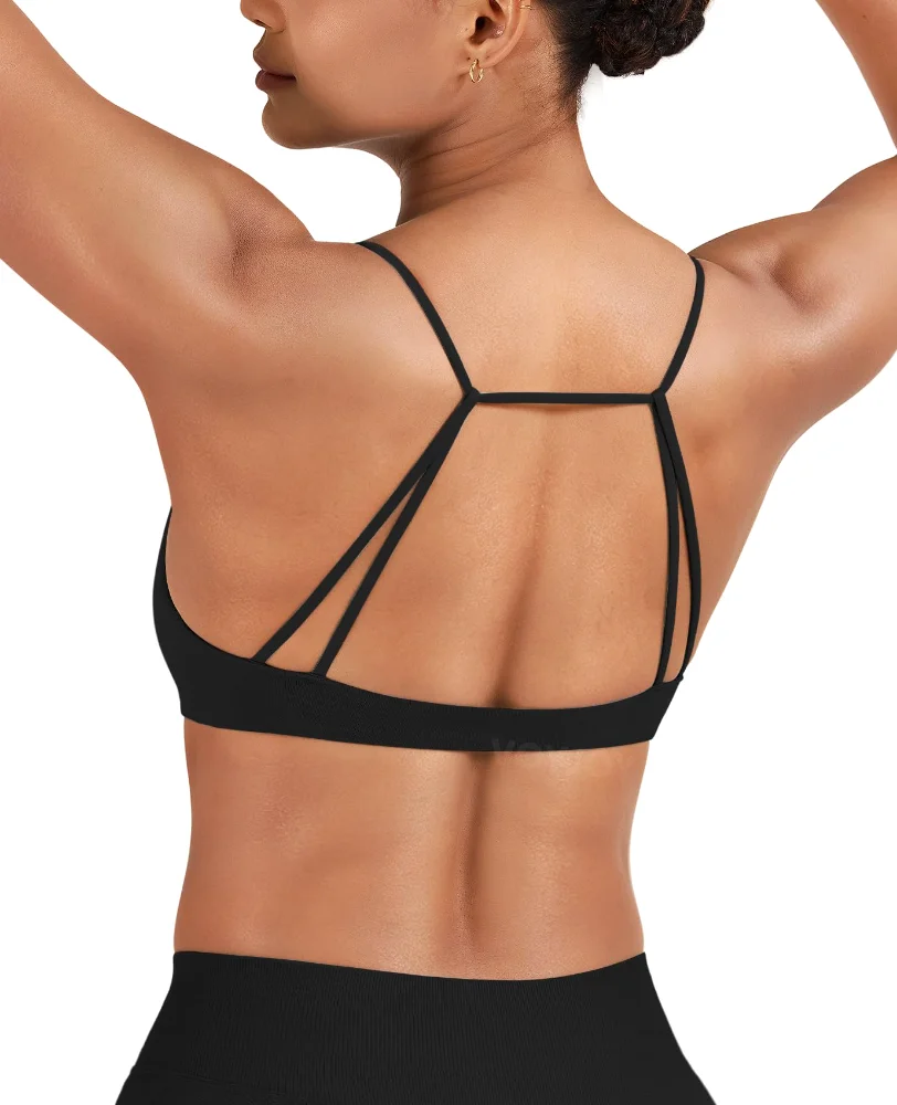 VOYJOY Twist-Front Sports Bra