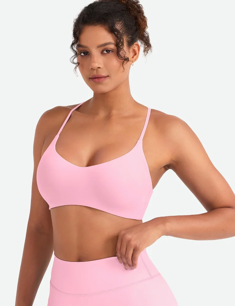 VOYJOY Twist-Knot Sports Bra, view 3
