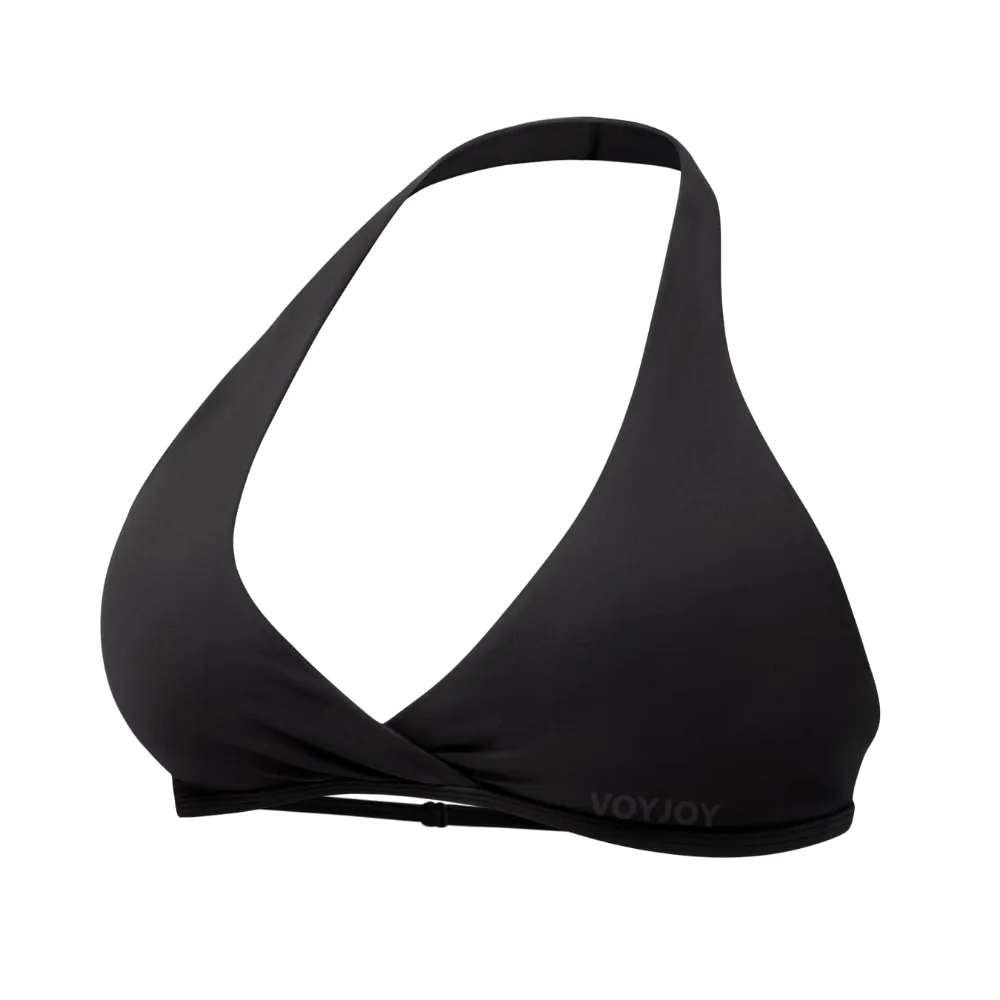 VOYJOY V-Neck Halter Bra